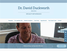 Tablet Screenshot of drdavidduckworth.com.au